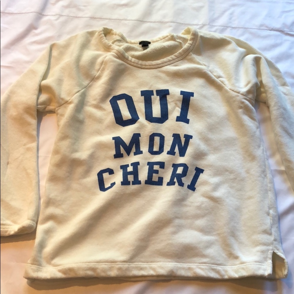 J.crew graphic sweatshirt